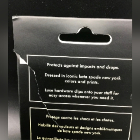 Kate Spade AirPods Case with Floral Design - Blue, Yellow, Pink - Picture 2 of 3